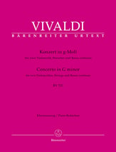 Concerto in G Minor, RV 531 Two Cello and Piano Reduction cover